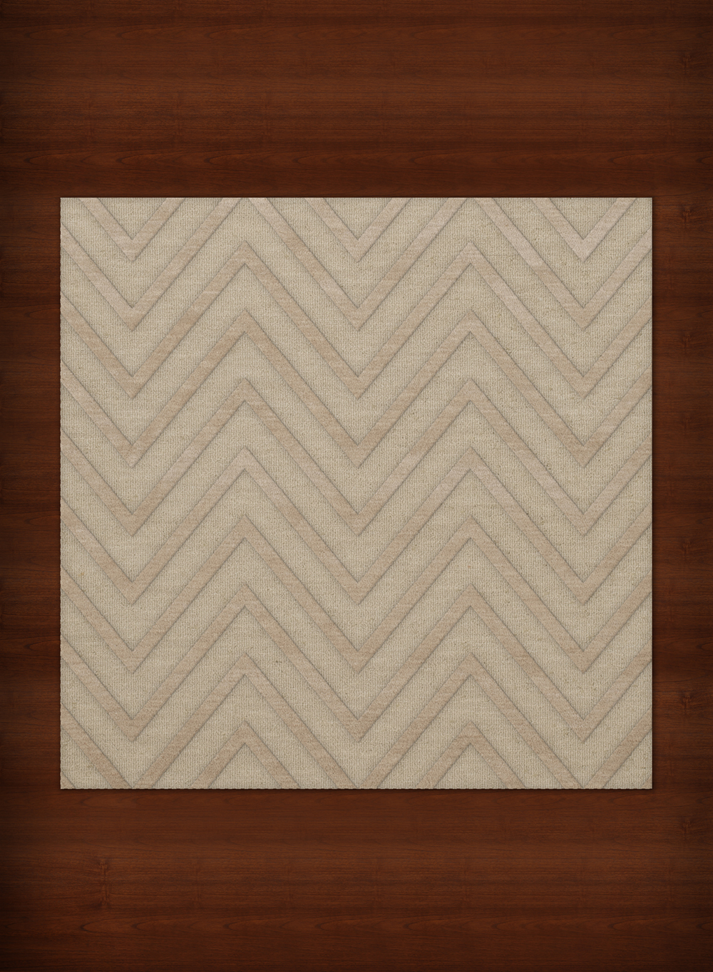 Ivory Transitional Hand Hooked Stripes Chevrons Zig Zags Area Rug Striped DV4 - Picture 3 of 35