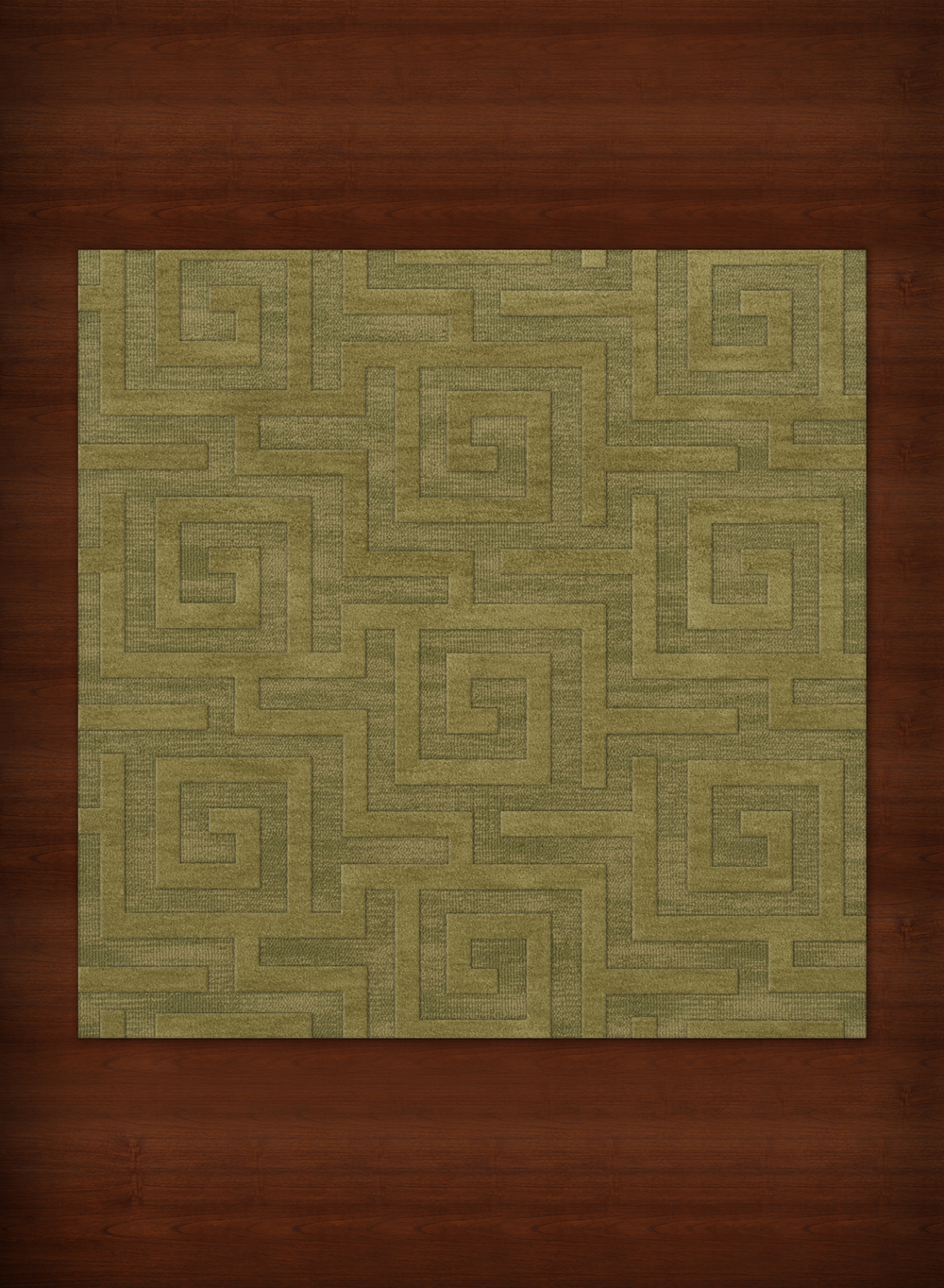 Ivory Maze Rug Ivory Squares Maze Curls Blocks Geometric Area Rug Square DV13 - Aprx ...