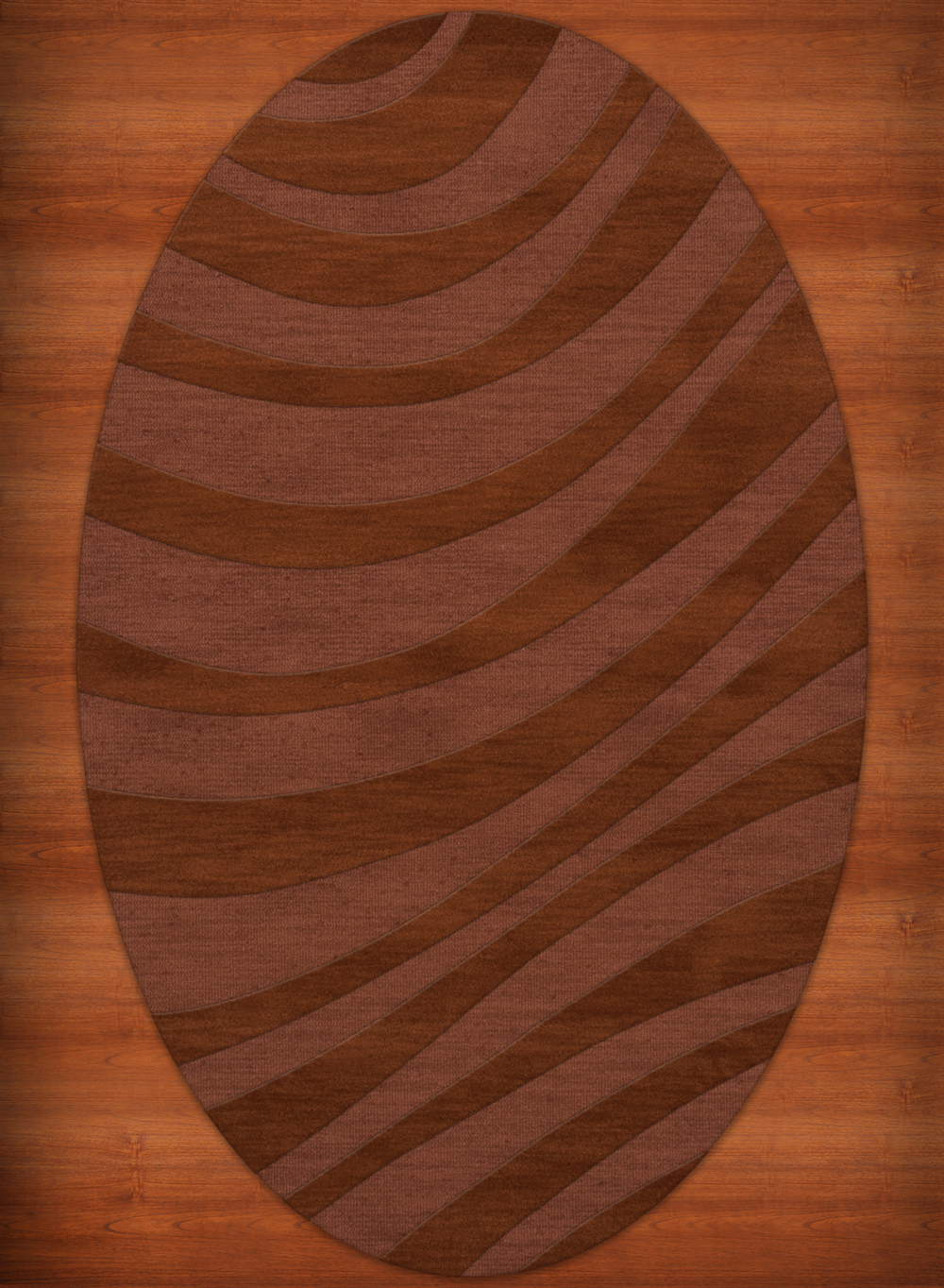 Red Waves Swirls Stripes Lines Transitional Area Rug Abstract DV12 - Picture 9 of 35