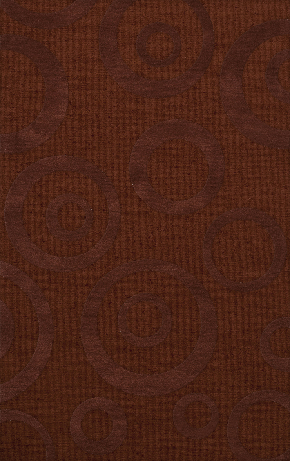 Red Transitional Bubbles Rings Area Rug Circles DV5 - Picture 9 of 35