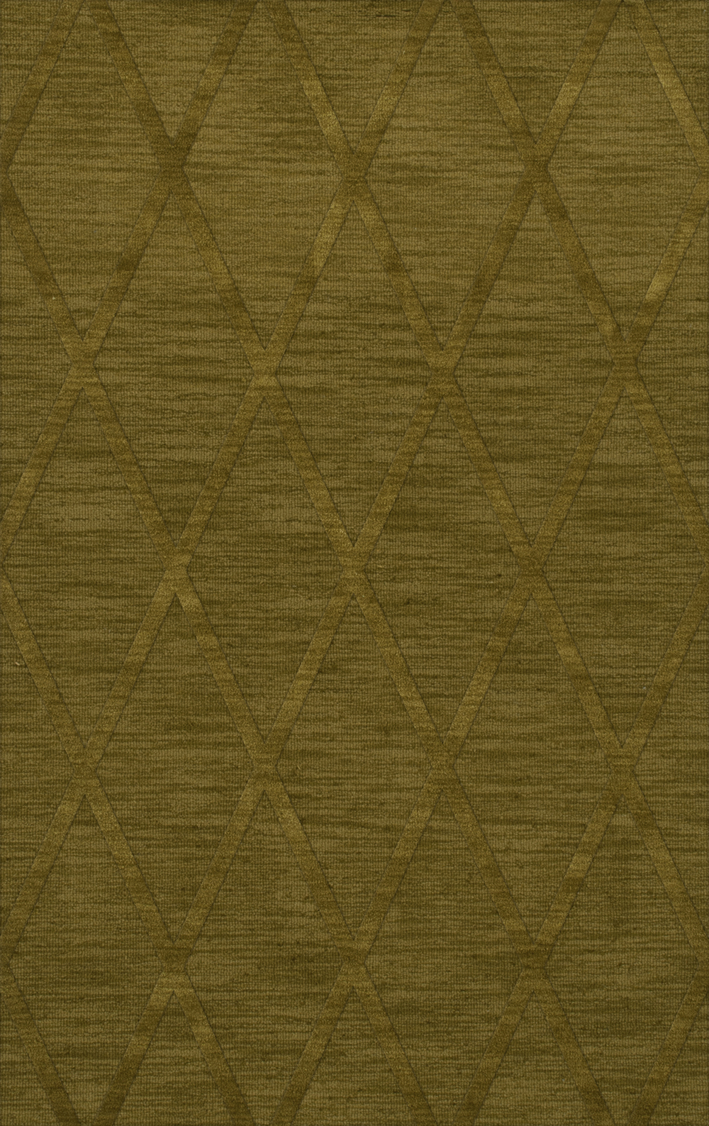 Green Transitional Hand Hooked Diamonds Criss-Cross Area Rug Geometric DV11 - Picture 10 of 35