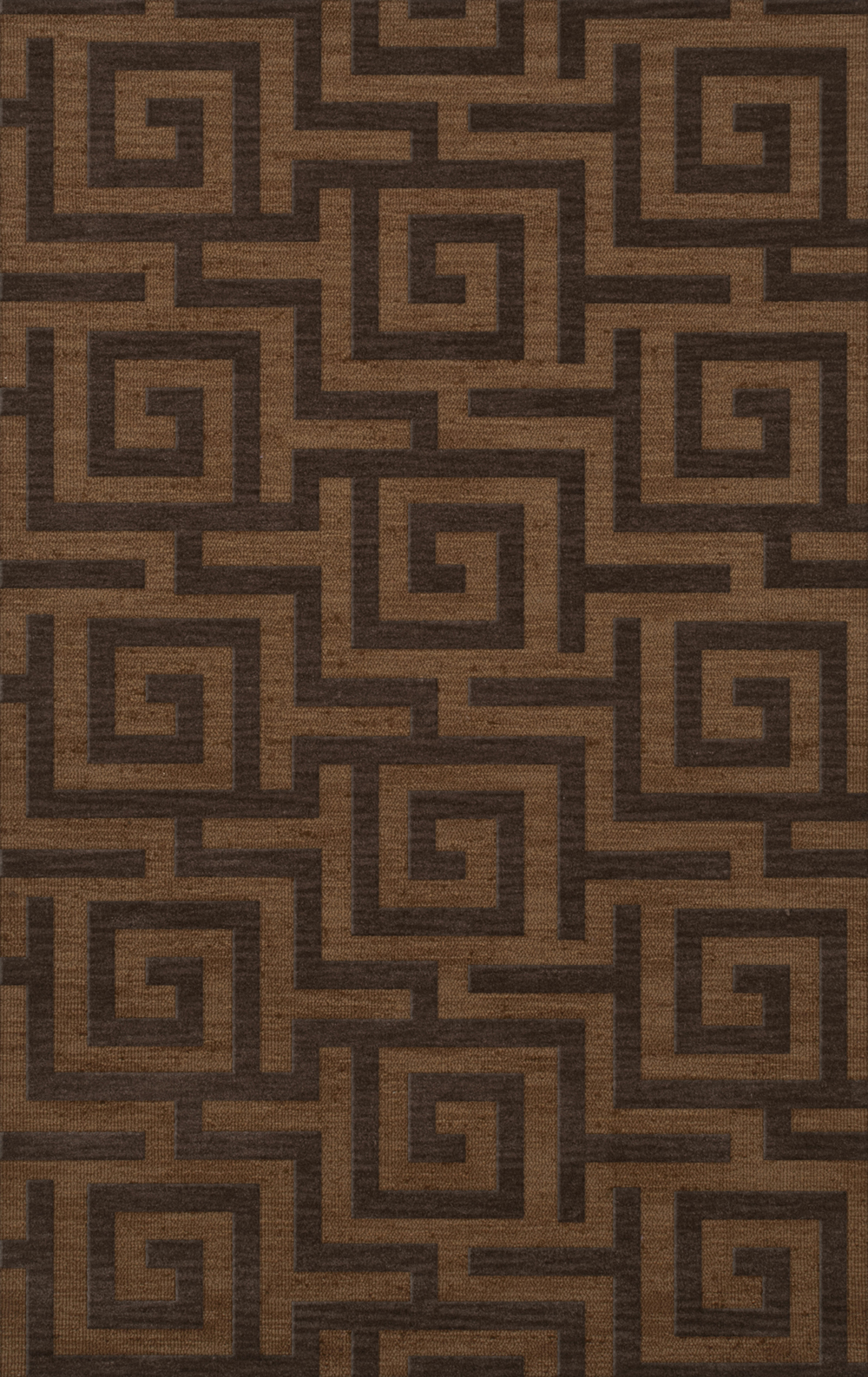 Yellow Transitional Hand Hooked Squares Curls Blocks Area Rug Geometric DV13 - Picture 11 of 35