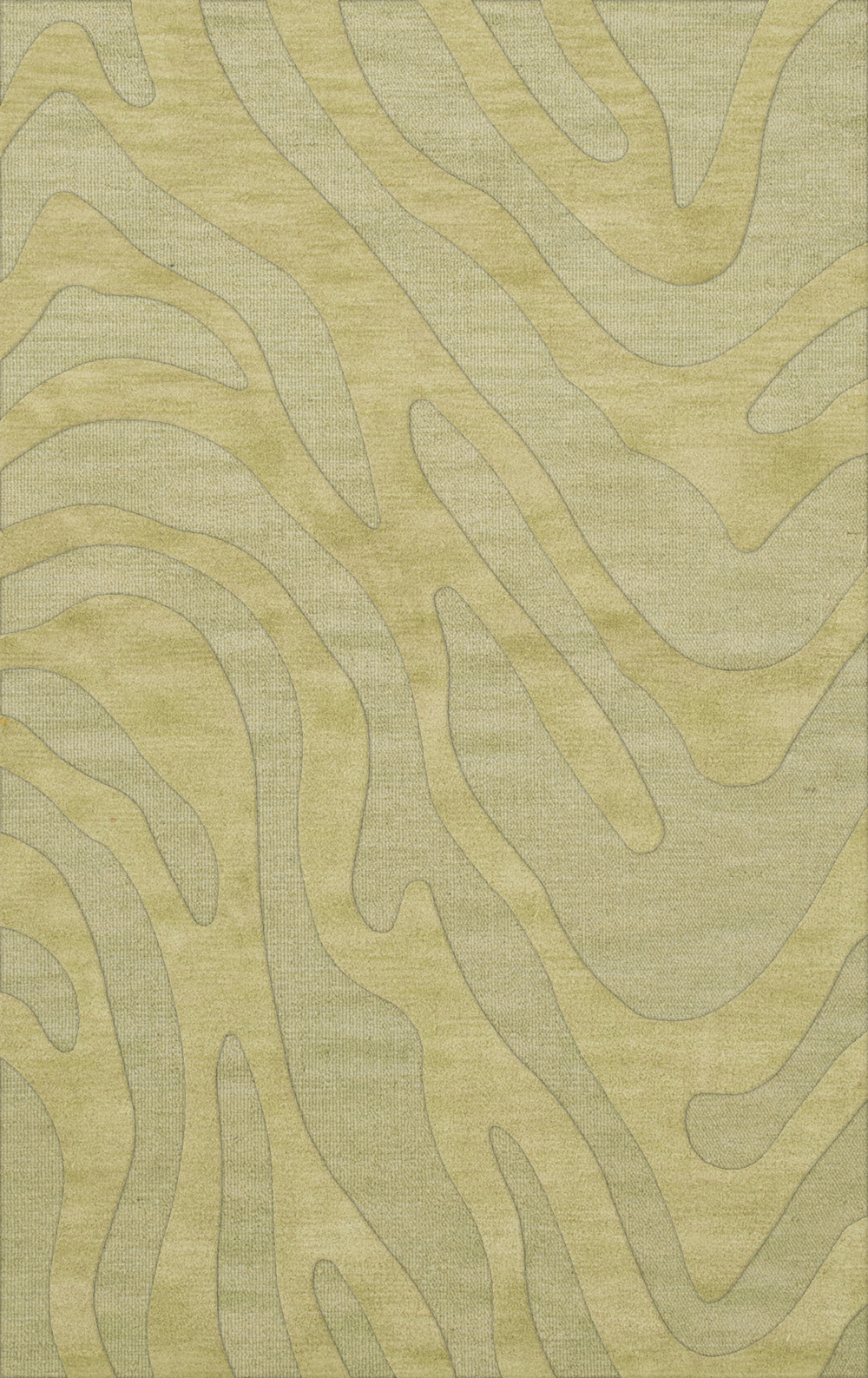Green Swirls Lines Stripes Transitional Area Rug Animal Print DV2 - Picture 11 of 35