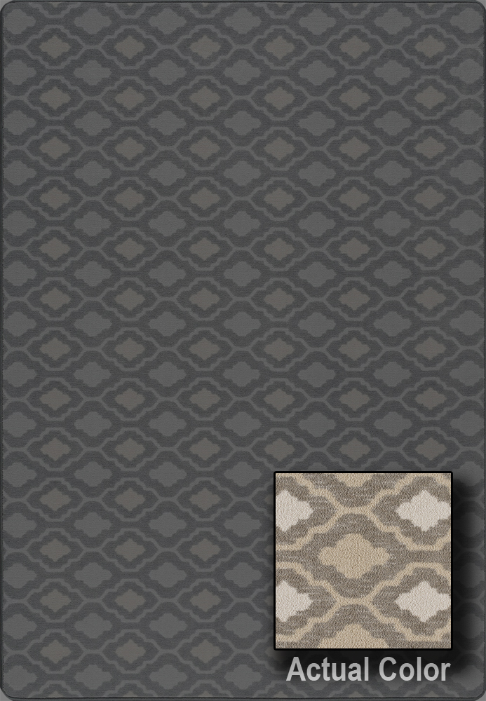 Milliken Flax Crosshatch Diamonds Lattice Contemporary Area Rug Geometric Delano