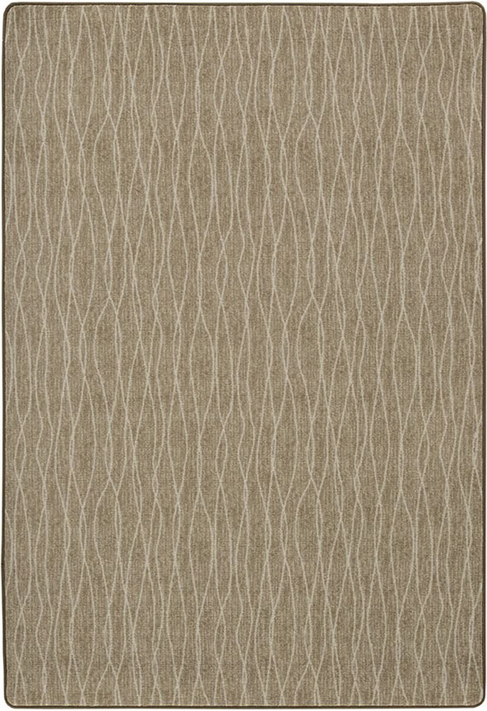 Milliken Red Waves Lines Bars Contemporary Area Rug Geometric Flow II Amber