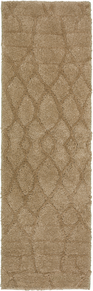 2×7 Dalyn Beige Destructed Angles Broken Lattice Runner MQ1 – Aprx 2′ 3″ x7′ 5″