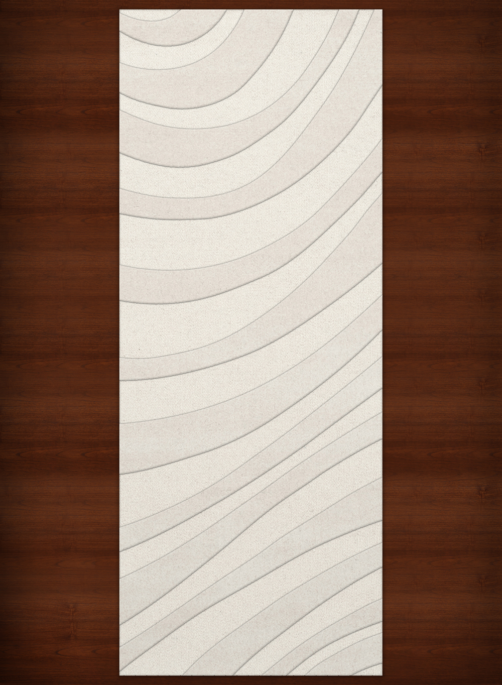 White Transitional Hand Hooked Swirls Stripes Lines Area Rug Abstract DV12 - Picture 13 of 35