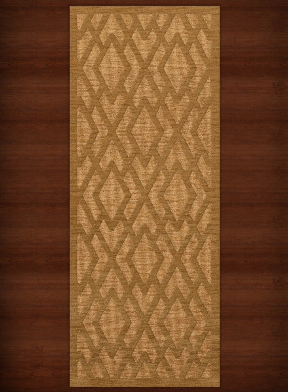 Yellow Diamond Lines Criss-Cross Bordered Transitional Area Rug Geometric DV1 - Picture 16 of 35
