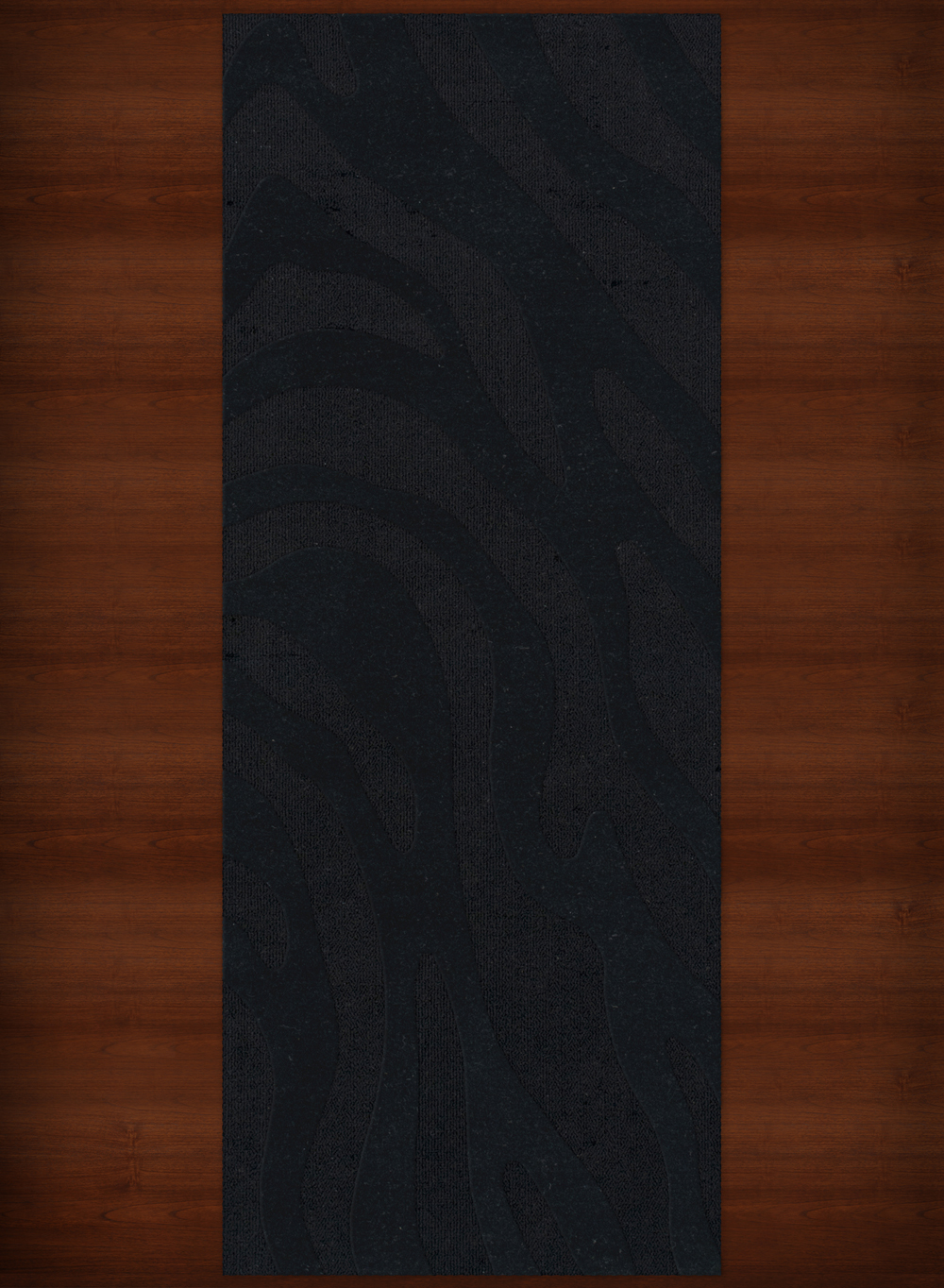 Black Swirls Lines Stripes Transitional Area Rug Animal Print DV2 - Picture 16 of 35