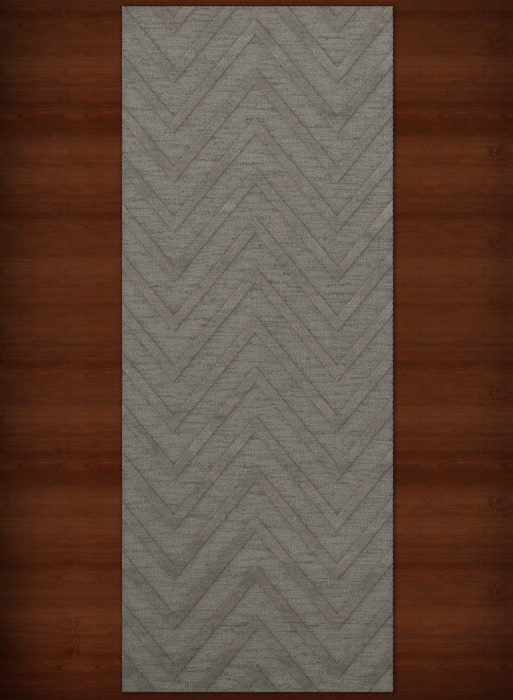 Gray Transitional Hand Hooked Stripes Chevrons Zig Zags Area Rug Striped DV4 - Picture 16 of 35