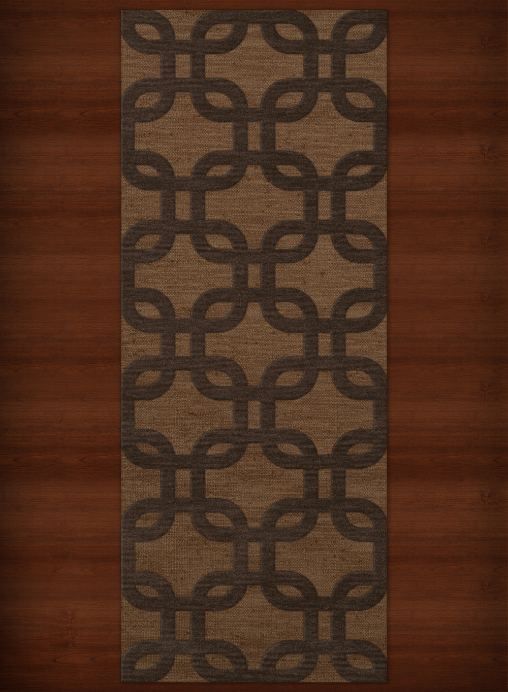 Yellow Rectangles Loops Rounded Squares Transitional Area Rug Geometric DV7 - Picture 16 of 35