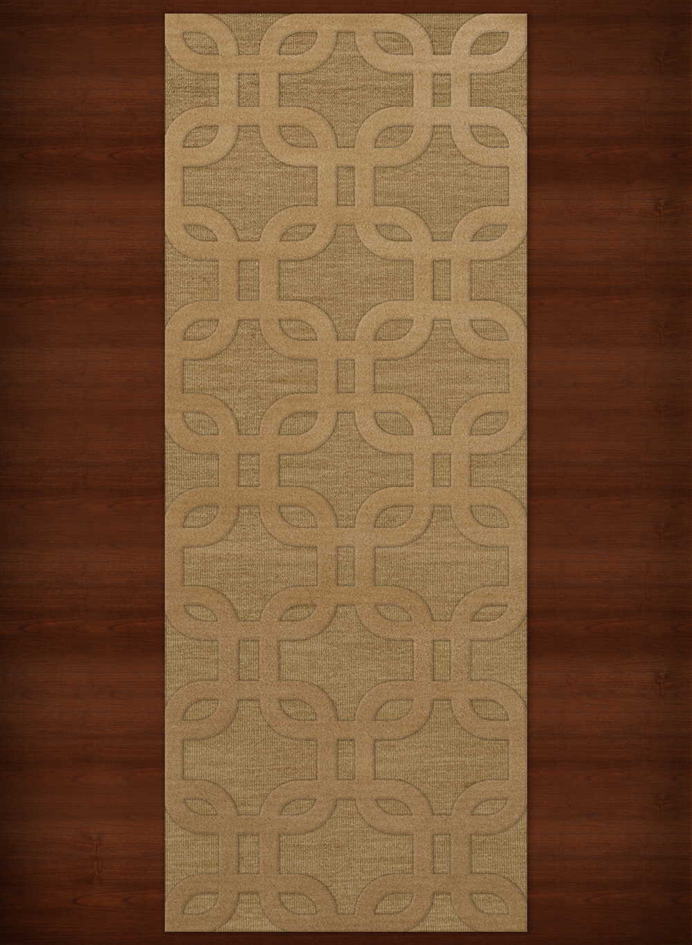 Yellow Rectangles Loops Rounded Squares Transitional Area Rug Geometric DV7 - Picture 17 of 35