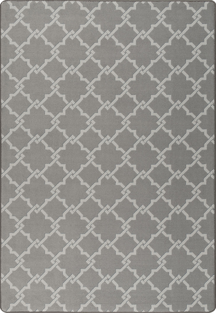 Milliken Gray Contemporary Angled Geometric House of Thebes Aged Pewter