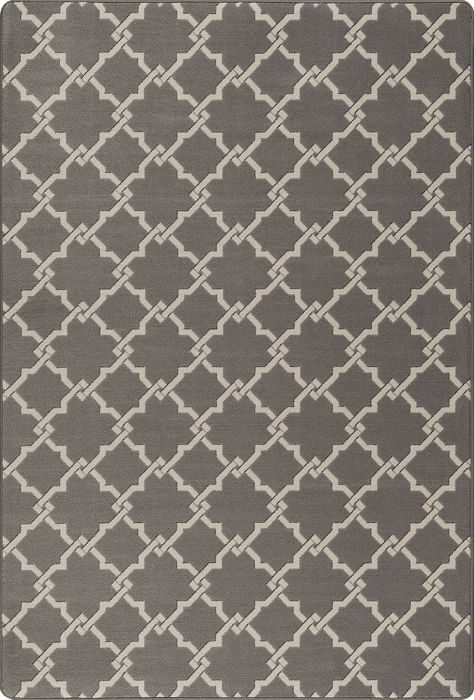 Milliken Gray Contemporary Trellis Area Rug Geometric House of Thebes Grayston