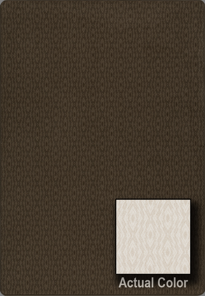 Milliken Ecru Pencil Stripes Ovals Lines Contemporary Area Rug Geometric Pagosa