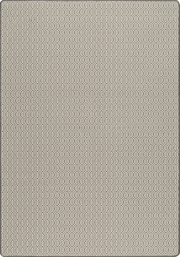 2×4 Milliken Gray Solid Lines Grid Door Mat URBANIST STONE – Aprx 2′ 8″ x 3′ 10″