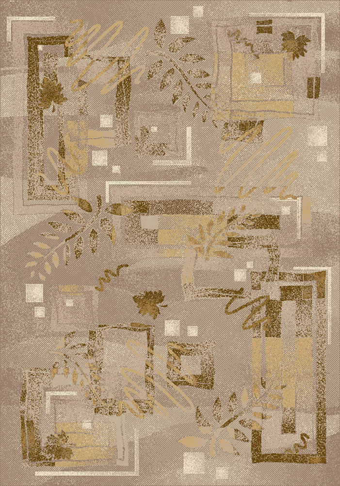 2×4 Milliken Ivory Floral Door Mat Autumn Twill Sandstone – Aprx 2′ 8″ x 3′ 10″