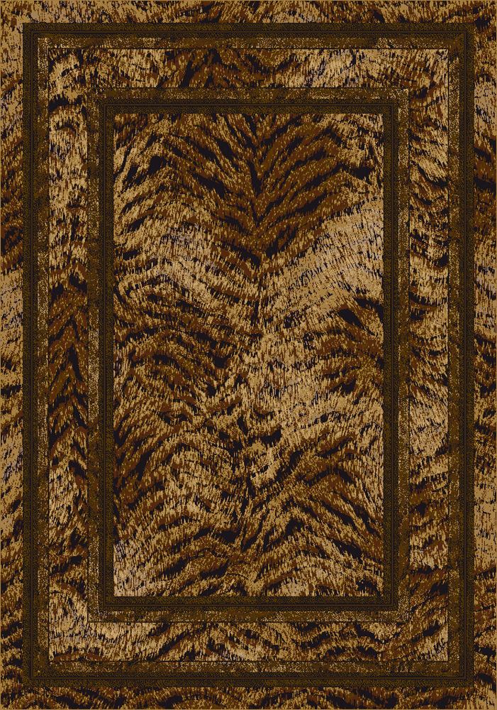 Milliken Brown Contemporary Stripes Area Rug Nature Print Tanzania Golden Topaz