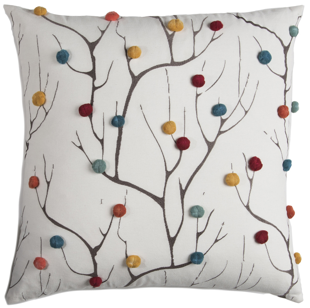 Rizzy Home Angled Branches Throw Pillow
