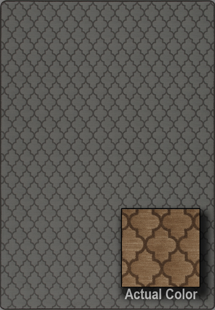 Milliken Sable Diamond Curved Lattice Contemporary Area Rug Geometric Essex