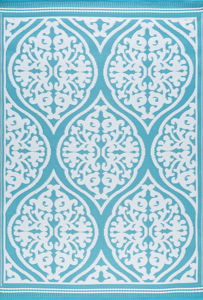 Blue Scrolls Bulbs Leaves Petals Transitional Casual Area Rug Floral SUN1701