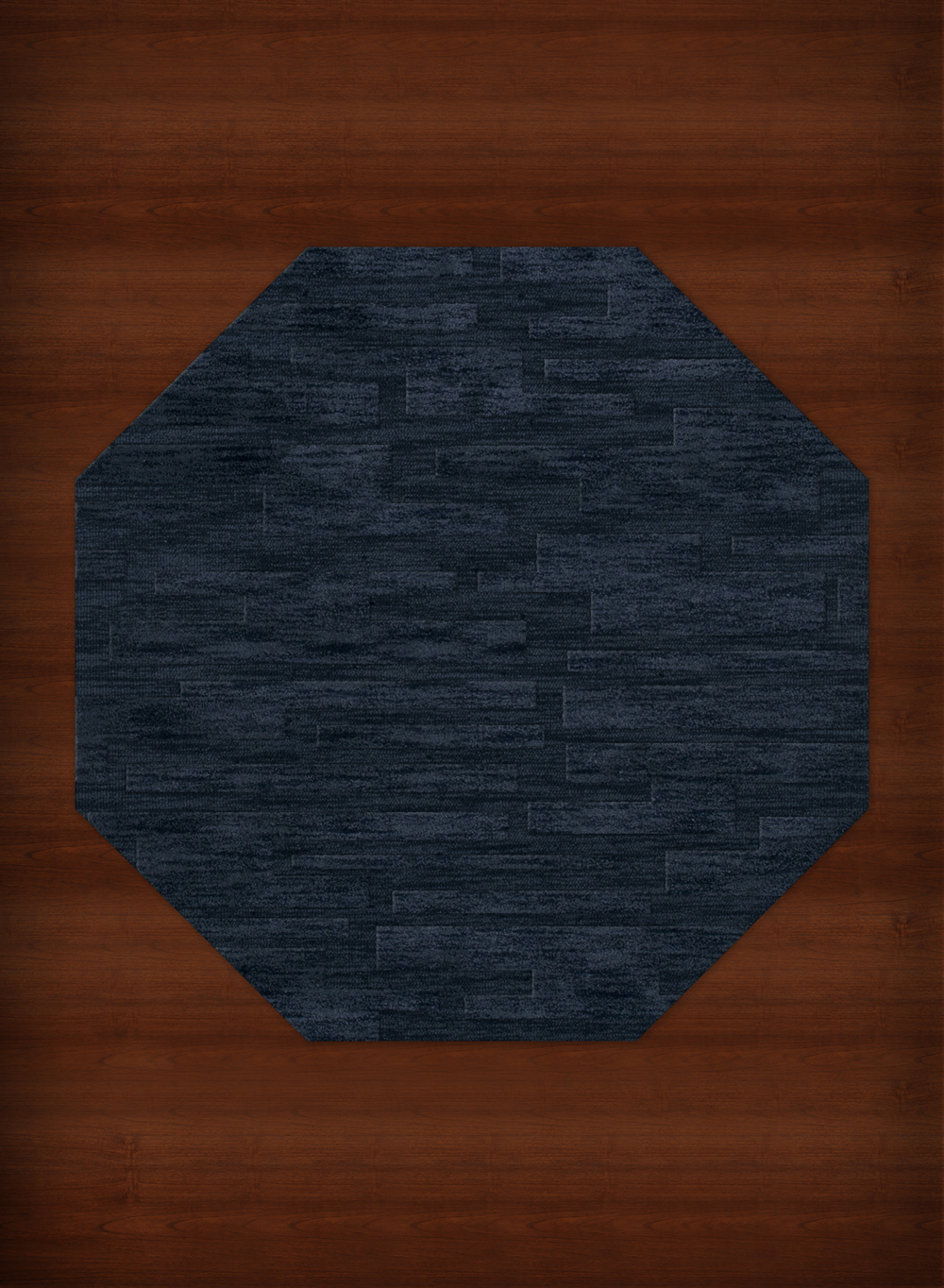 Blue Transitional Hand Hooked Squares Rectangles Boxes Area Rug Patchwork DV6 - Picture 20 of 35