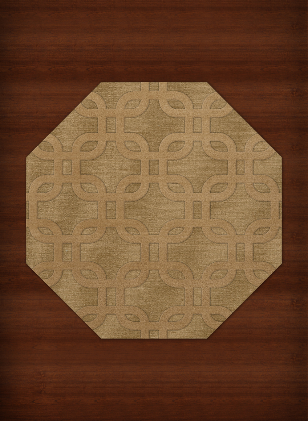 Yellow Rectangles Loops Rounded Squares Transitional Area Rug Geometric DV7 - Picture 21 of 35