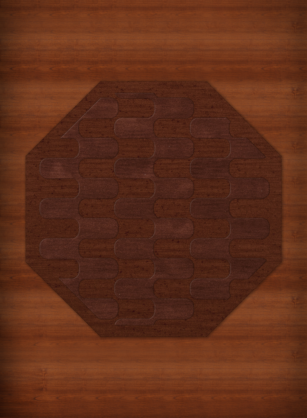 Red Grid Waves Curves Blocks Transitional Area Rug Geometric DV9 - Picture 20 of 35