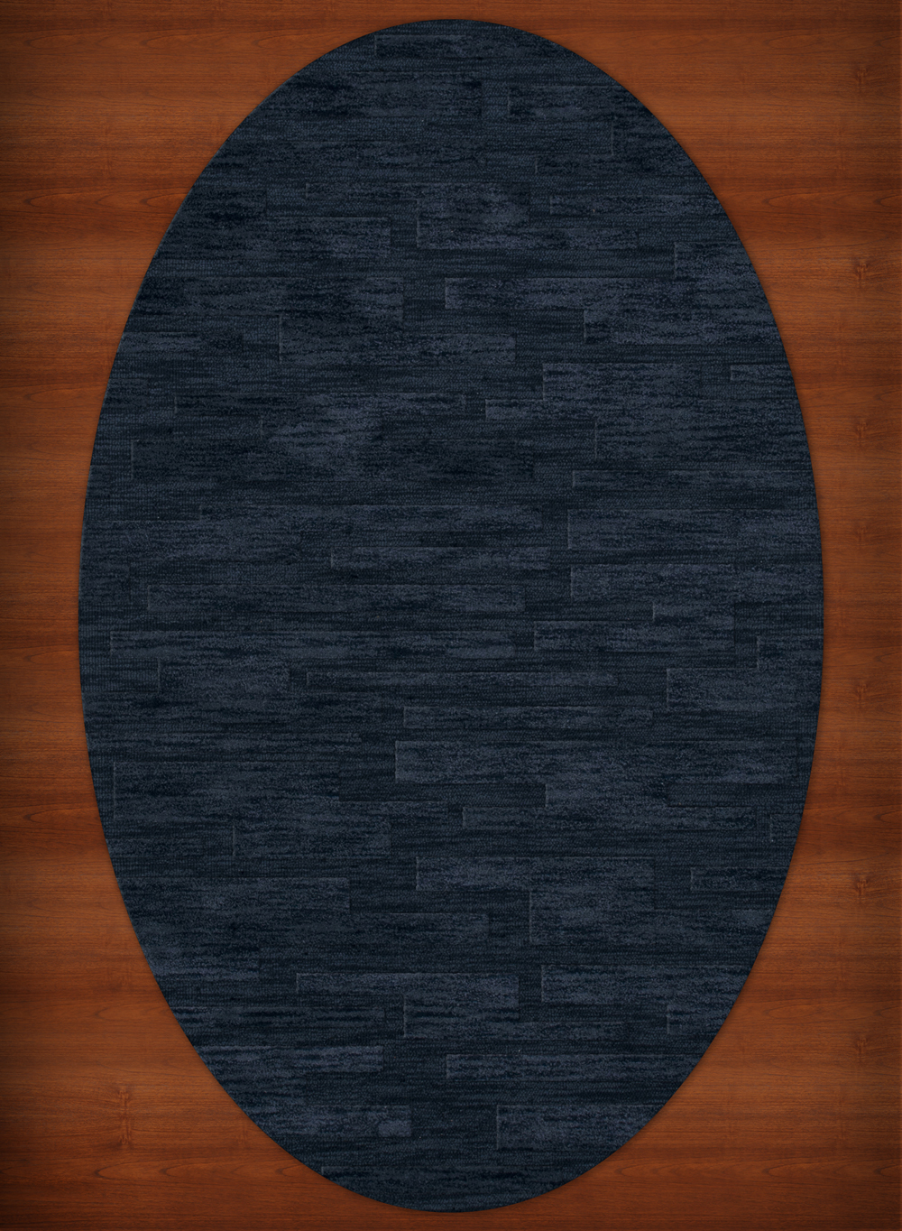 Blue Blocks Squares Rectangles Boxes Patchwork Door Mat Oval DV6 - Aprx ...