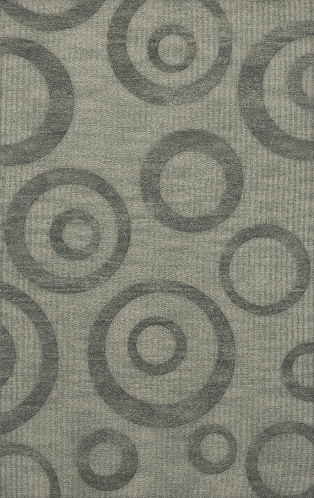 Blue Transitional Bubbles Rings Area Rug Circles DV5 - Picture 22 of 35