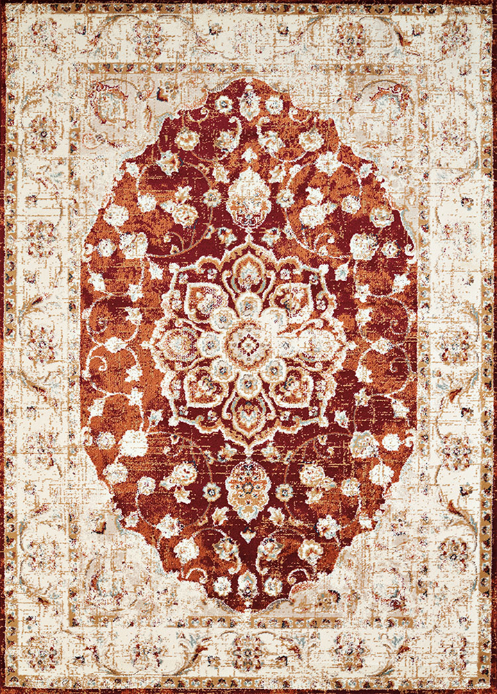 United Weavers Red Traditional-European Bordered Area Rug Medallion 3001-00436 - Picture 7 of 9