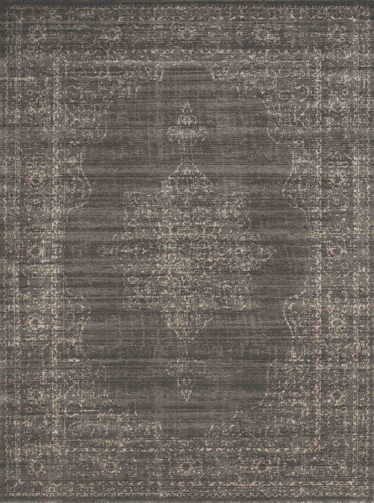 Radici Brown Traditional-European Distressed Floral Area Rug Bordered 3563 - Picture 5 of 5