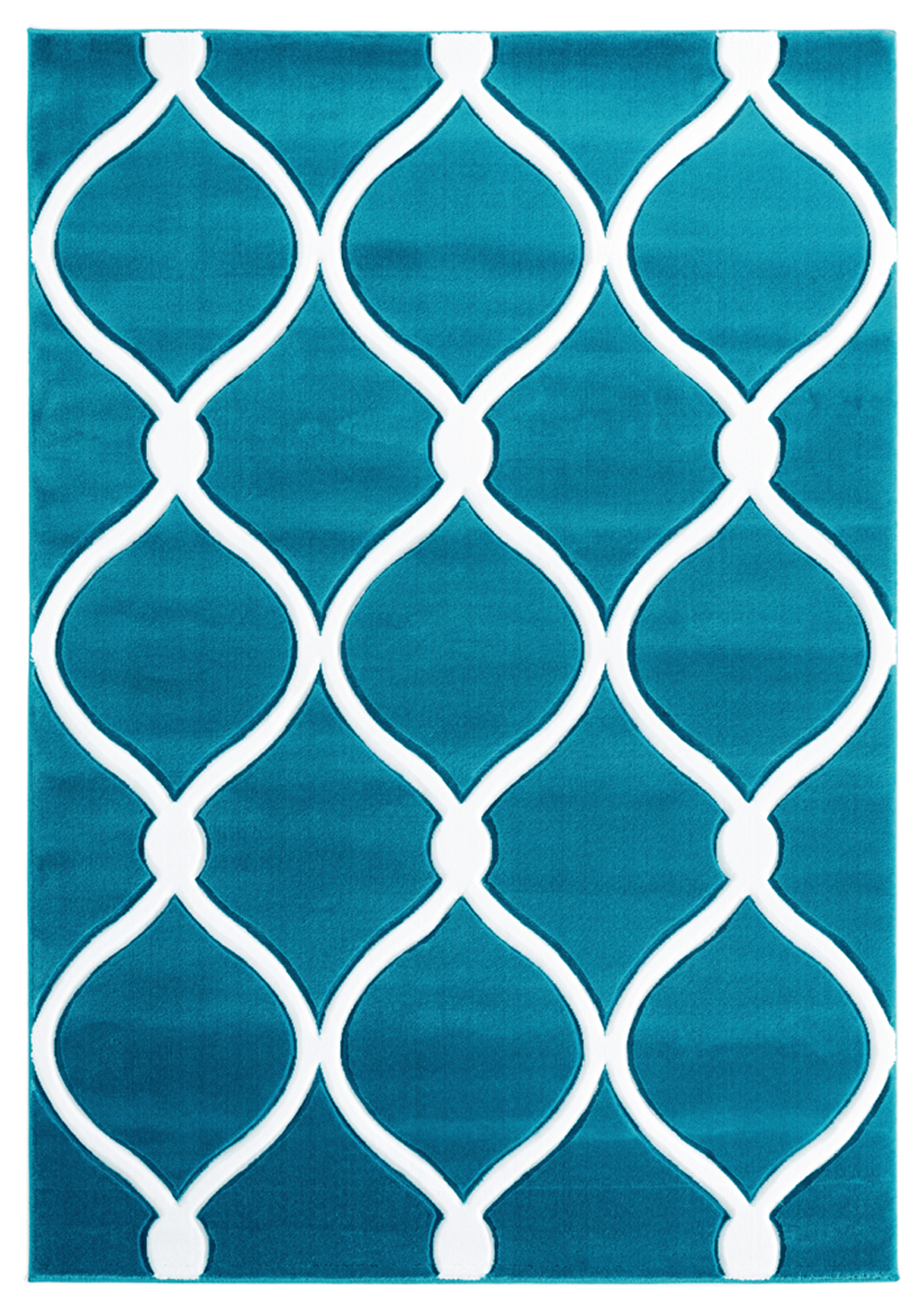 United Weavers Blue Contemporary Curves Bumped Area Rug Geometric 2050 11569 - Picture 9 of 14