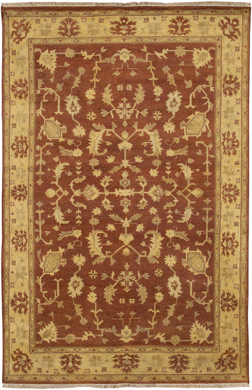Carpet Red Traditional - Persien/Oriental Hand Knotted Area Rug Bordered - Picture 6 of 7