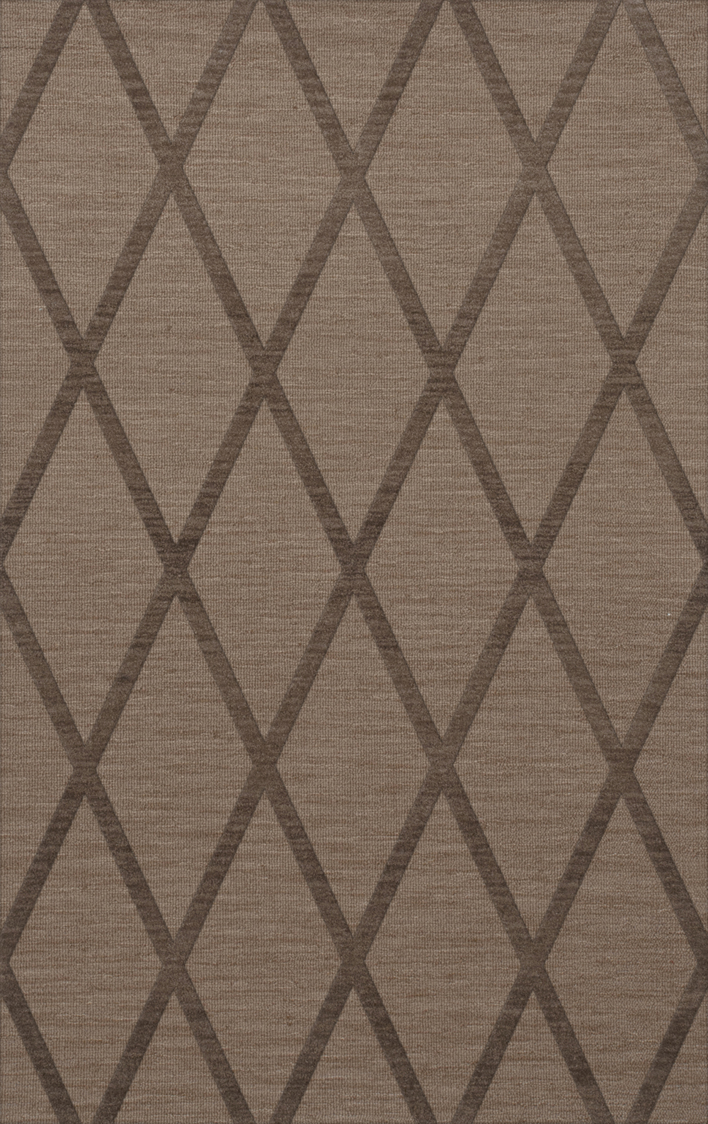 Gray Transitional Hand Hooked Diamonds Criss-Cross Area Rug Geometric DV11 - Picture 24 of 35