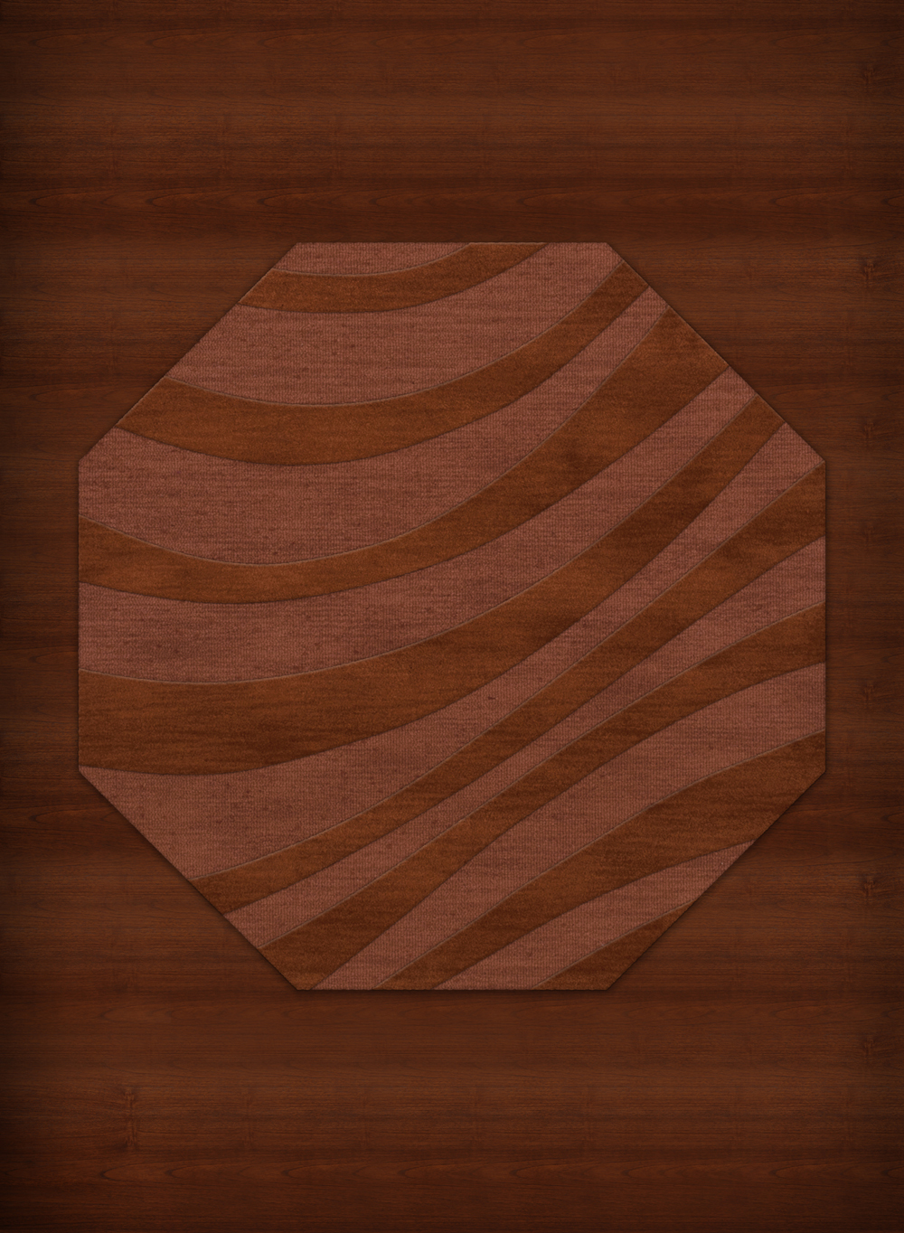 Red Waves Swirls Stripes Lines Transitional Area Rug Abstract DV12 - Picture 26 of 35