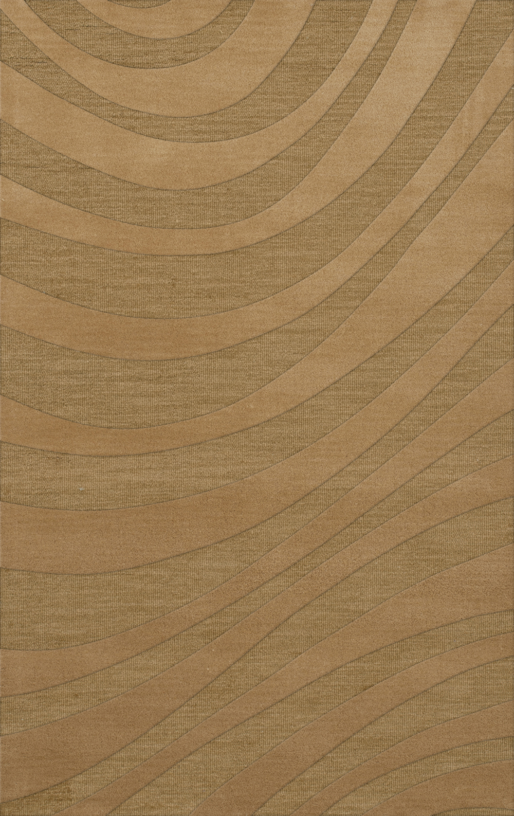 Yellow Transitional Hand Hooked Swirls Stripes Lines Area Rug Abstract DV12 - Picture 28 of 35