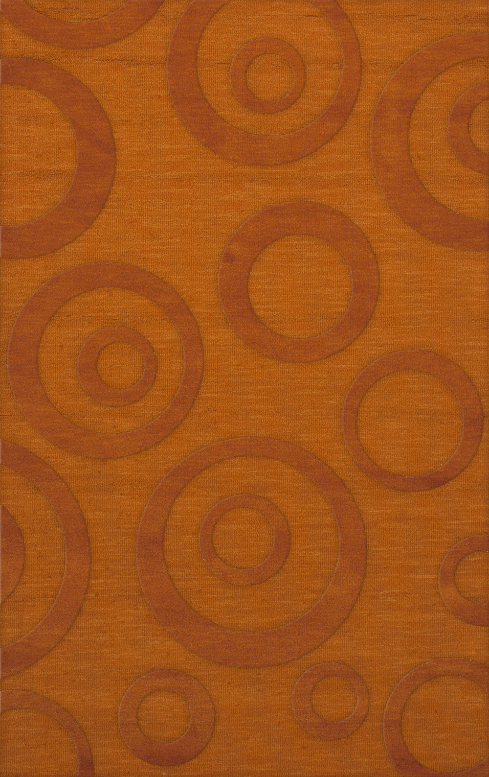 Orange Transitional Bubbles Rings Area Rug Circles DV5 - Picture 28 of 35