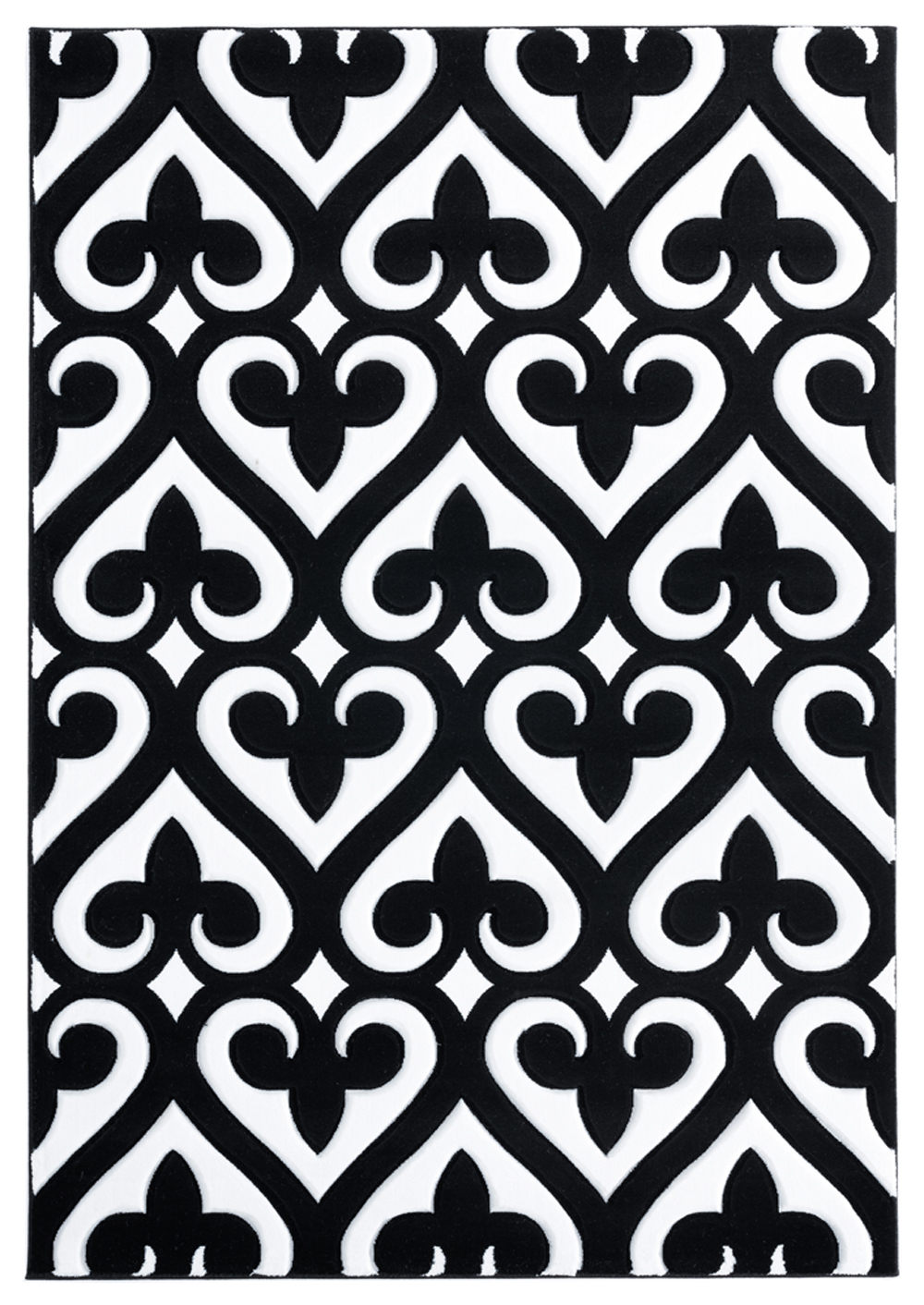 United Weavers Black Contemporary Dotted Curves Area Rug Geometric 2050 11470 - Picture 11 of 12