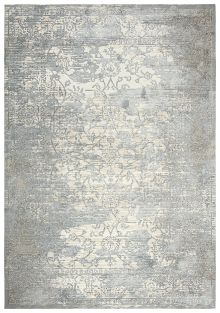 Rizzy Rugs Gray Petals Vines Bulbs Lines Contemporary Area Rug Floral CHS104 - Picture 11 of 14
