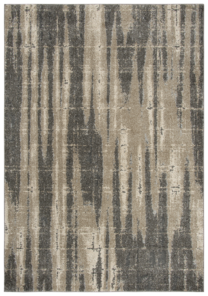 Rizzy Rugs Beige Grid Smeared Faded Contemporary Area Rug Geometric VCA105 - Picture 8 of 9