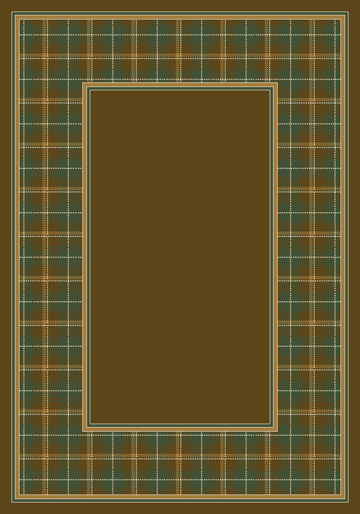 Milliken Brown Contemporary Plaid Lines Area Rug Geometric McIntyre Tobacco