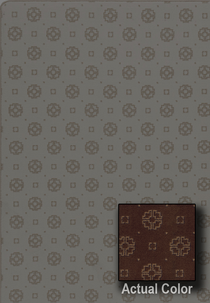 Milliken Mahogany Loops Hoops Geometric Contemporary Area Rug Circles Asiana - Picture 6 of 6