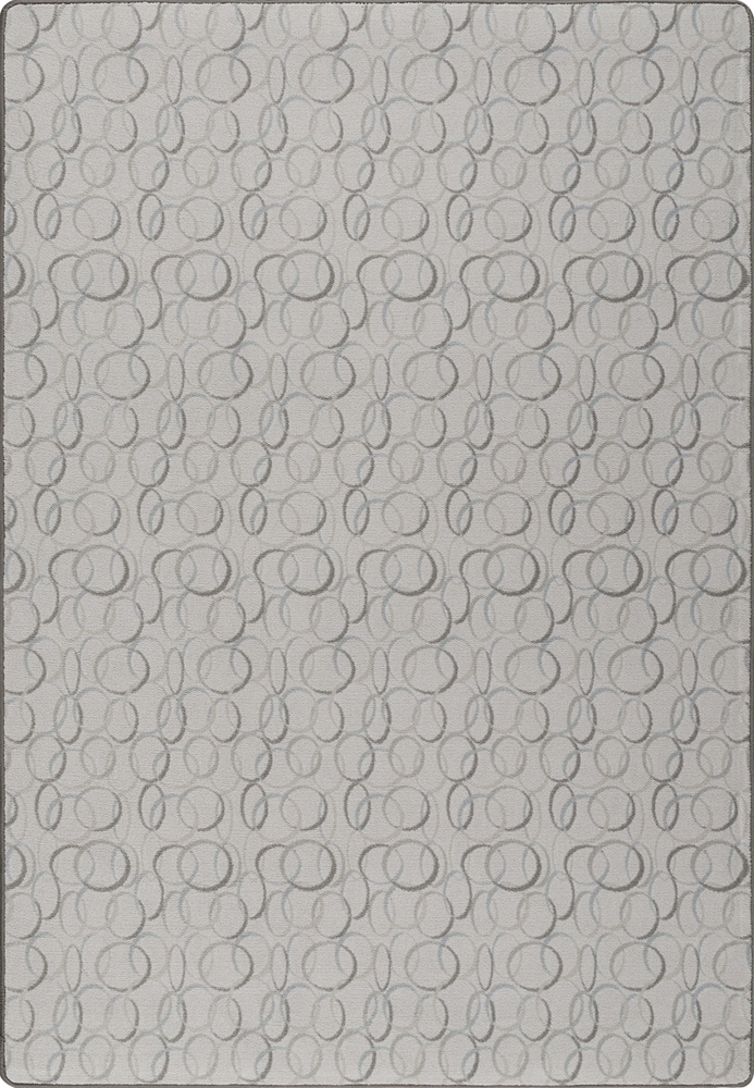 Milliken Nickel Loops Hoops Orbs Rings Contemporary Area Rug Circles City Place - Picture 7 of 7