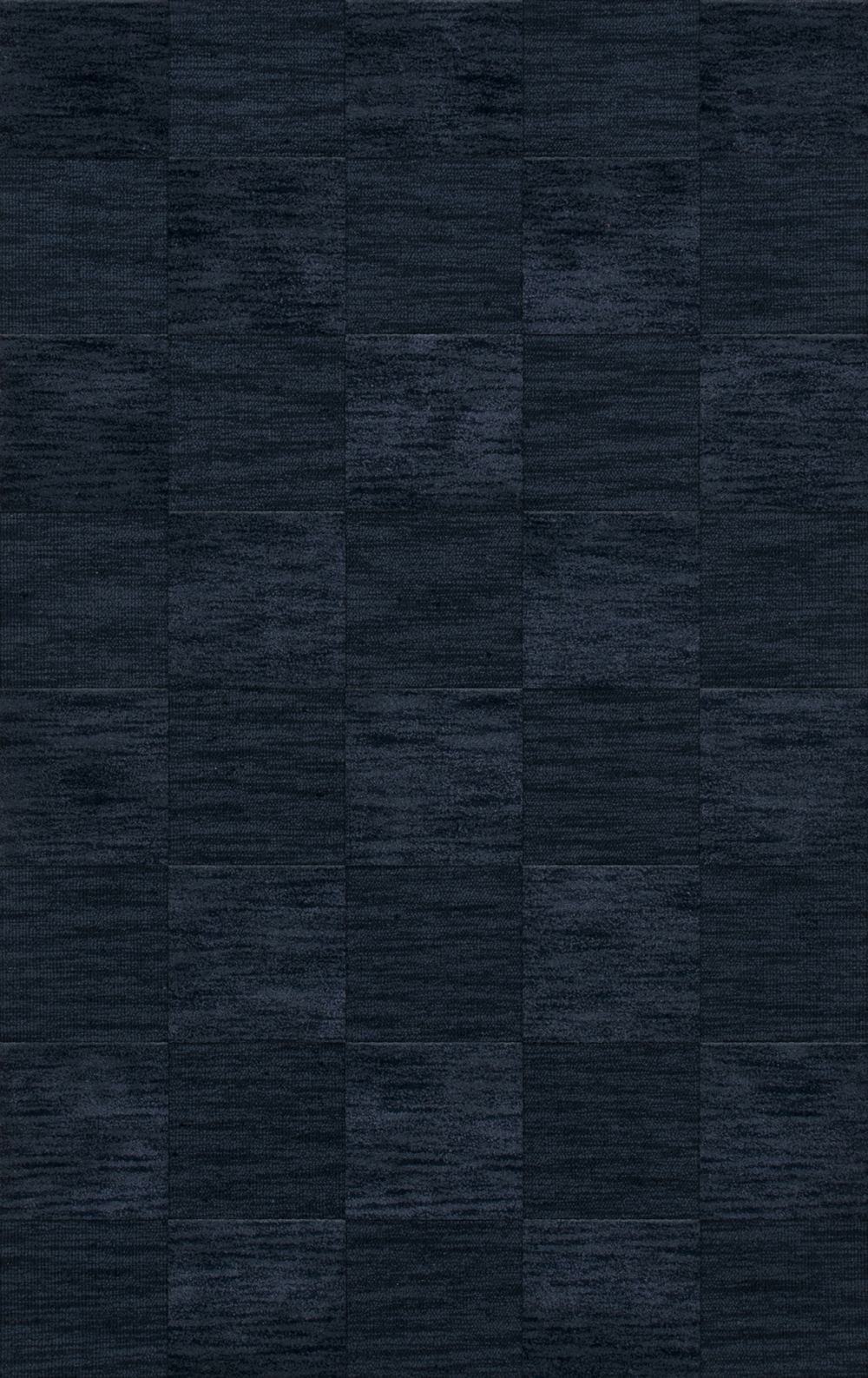 Blue Transitional Hand Hooked Checkered Squares Grid Area Rug Checked DV15 - Picture 30 of 35