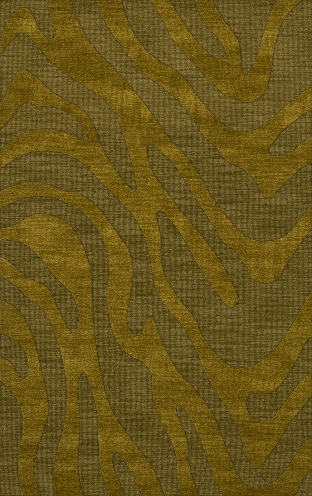 Green Swirls Lines Stripes Transitional Area Rug Animal Print DV2 - Picture 30 of 35