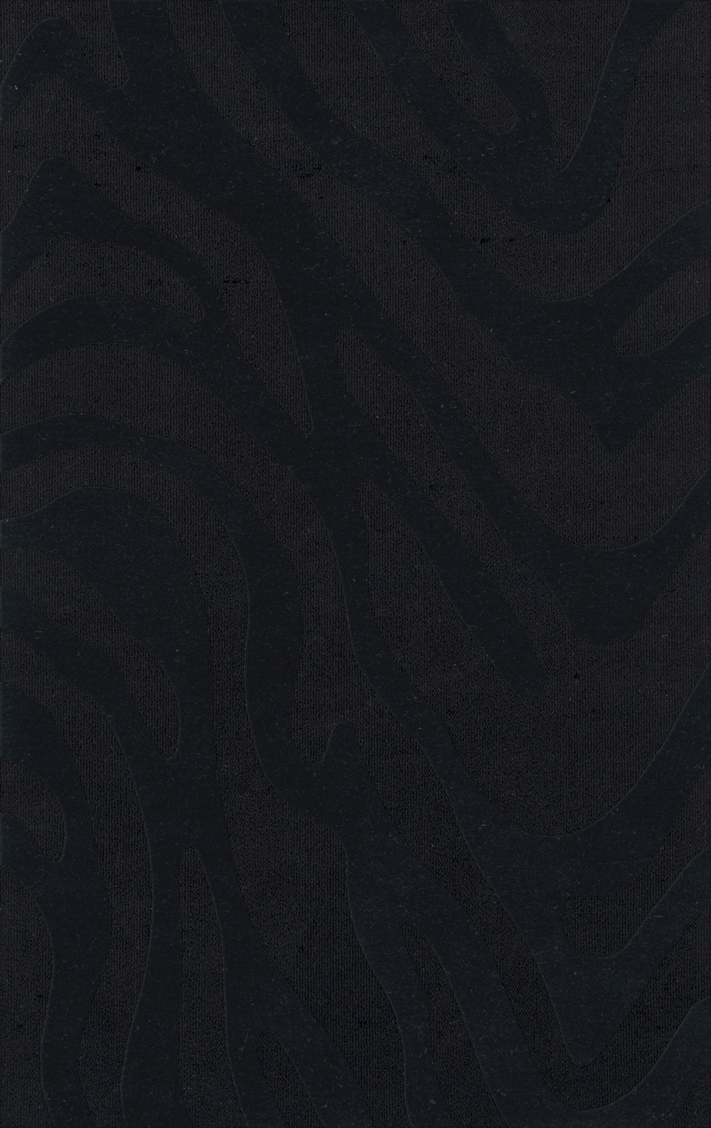 Black Swirls Lines Stripes Transitional Area Rug Animal Print DV2 - Picture 30 of 35