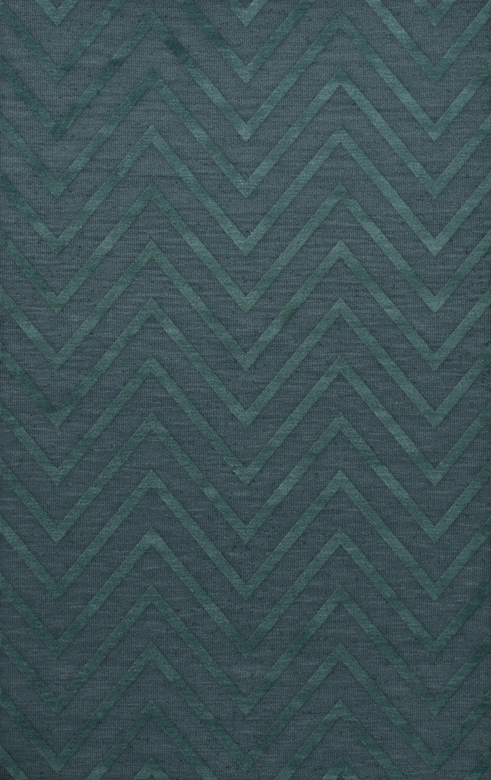 Blue Transitional Hand Hooked Stripes Chevrons Zig Zags Area Rug Striped DV4 - Picture 30 of 35
