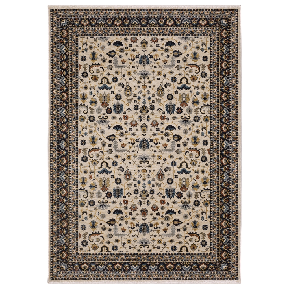 Oriental Weavers Eliana Area Rug ELI02 Casual Beige Traditional Classic 9’10” X