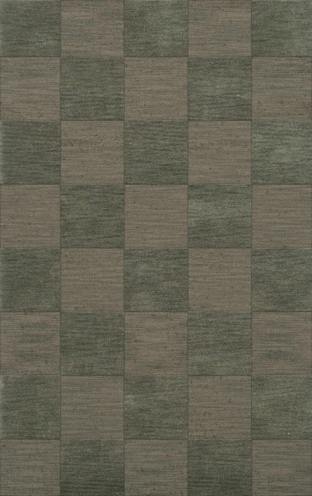 Green Pattern Rug Square Check Green Checked Hand Hooked Checkered Squares Grid Area Rug DV15 - Aprx 9 ...
